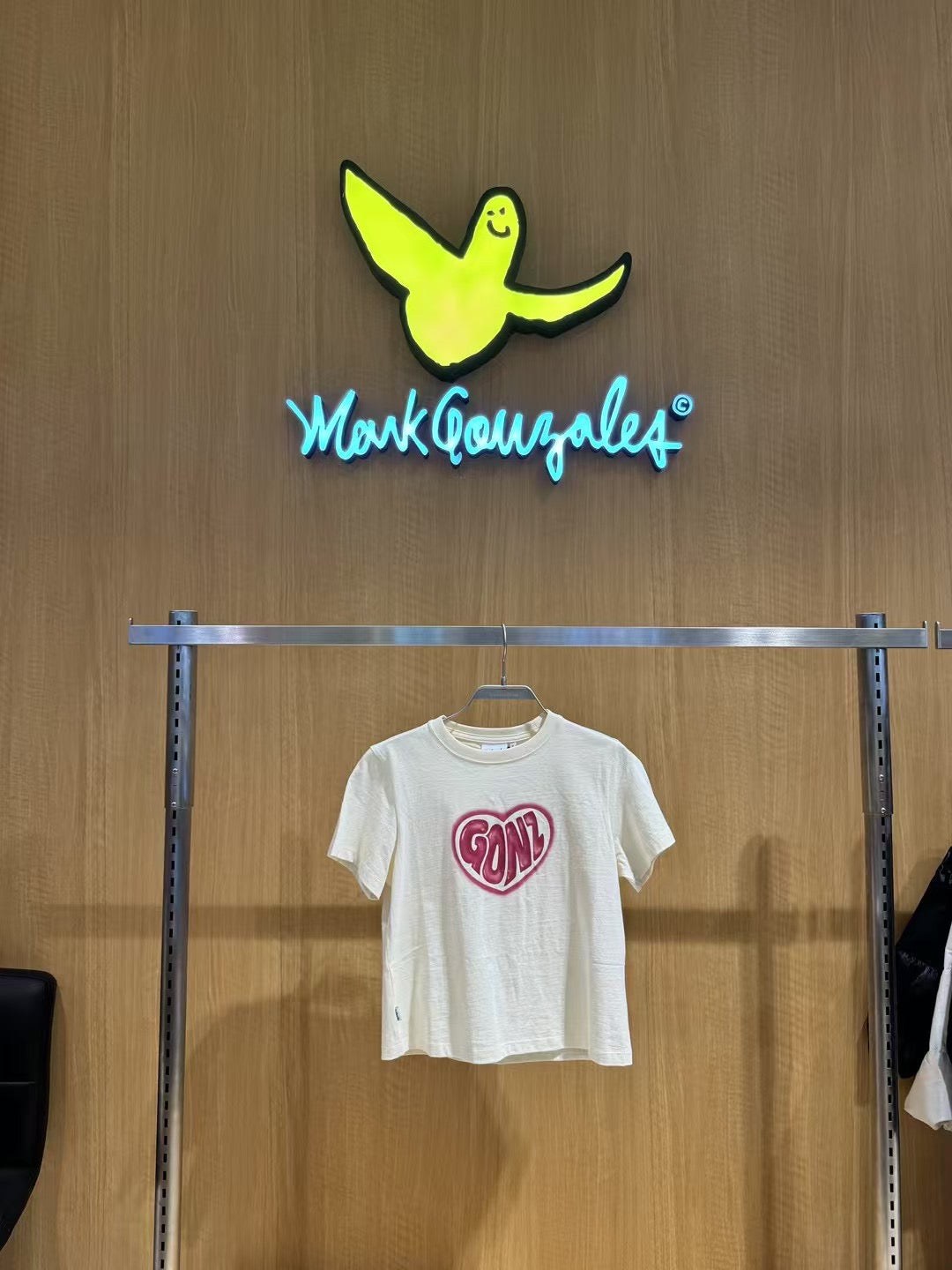 韓國 Mark Gonzales Womens Heart Gonz Cropped T-Shirt【MG109】