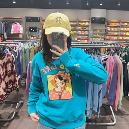 韓國 MLB LIKE CARTOON OVERFIT SWEATSHIRT【MB149】