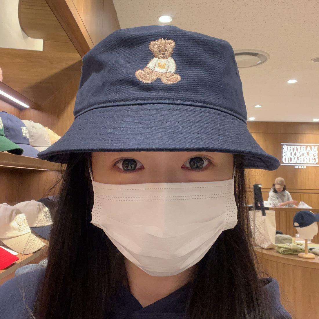 韓國 Marithe Francois Girbaud DOODLE BEAR BUCKET HAT 【MF275】