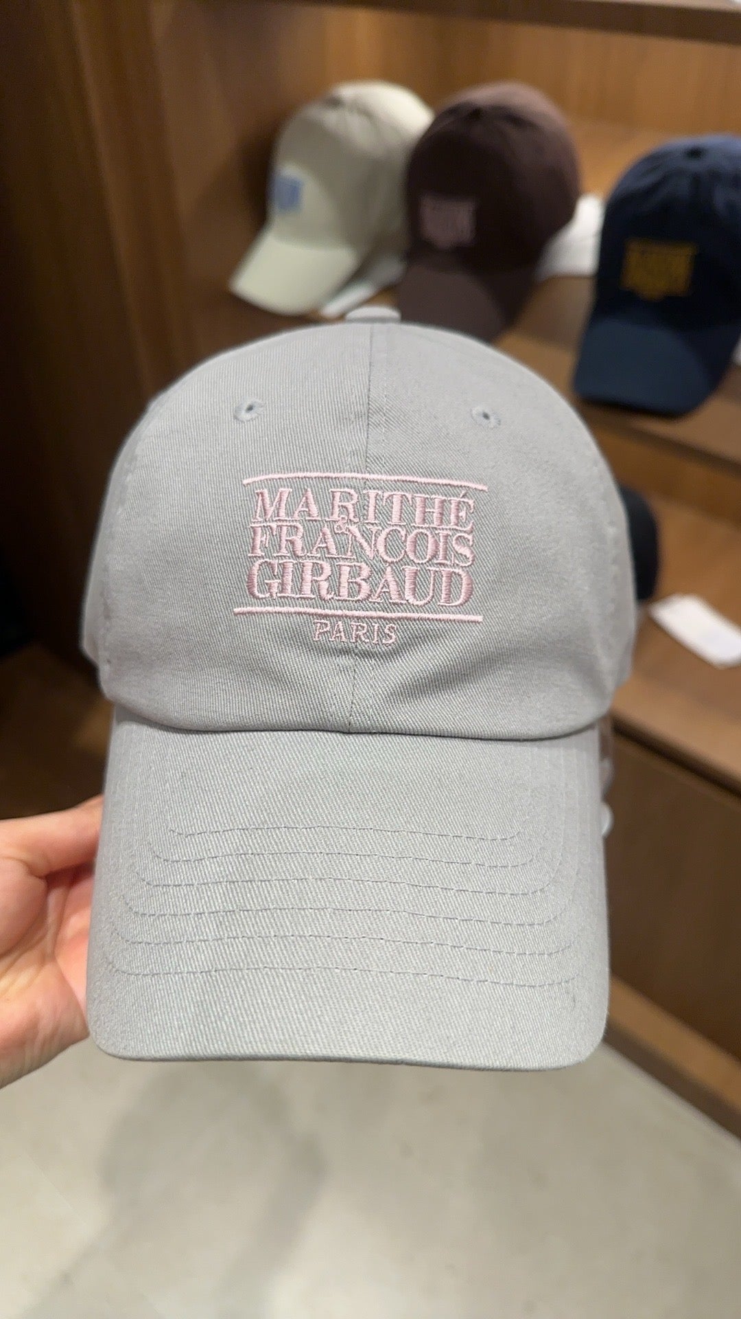 韓國 Marithe Francois Girbaud SMALL CLASSIC LOGO CAP【MF424】