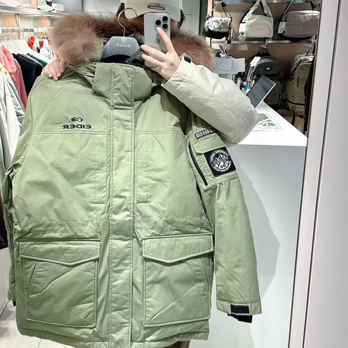 【現貨】韓國 Eider Karas Unisex Safari Goose Down Jacket (鵝絨)【ER038】