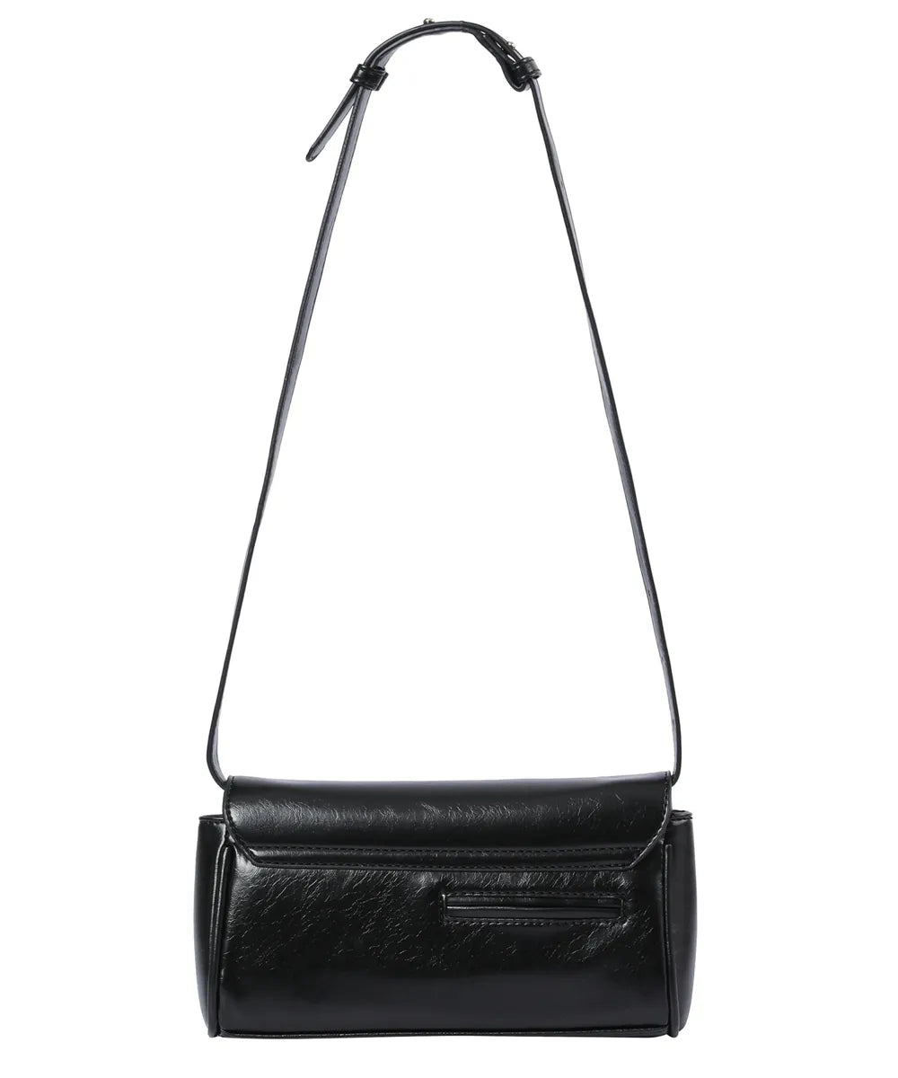 韓國 Mucent Banon Silver Square Shoulder Bag【MU094】