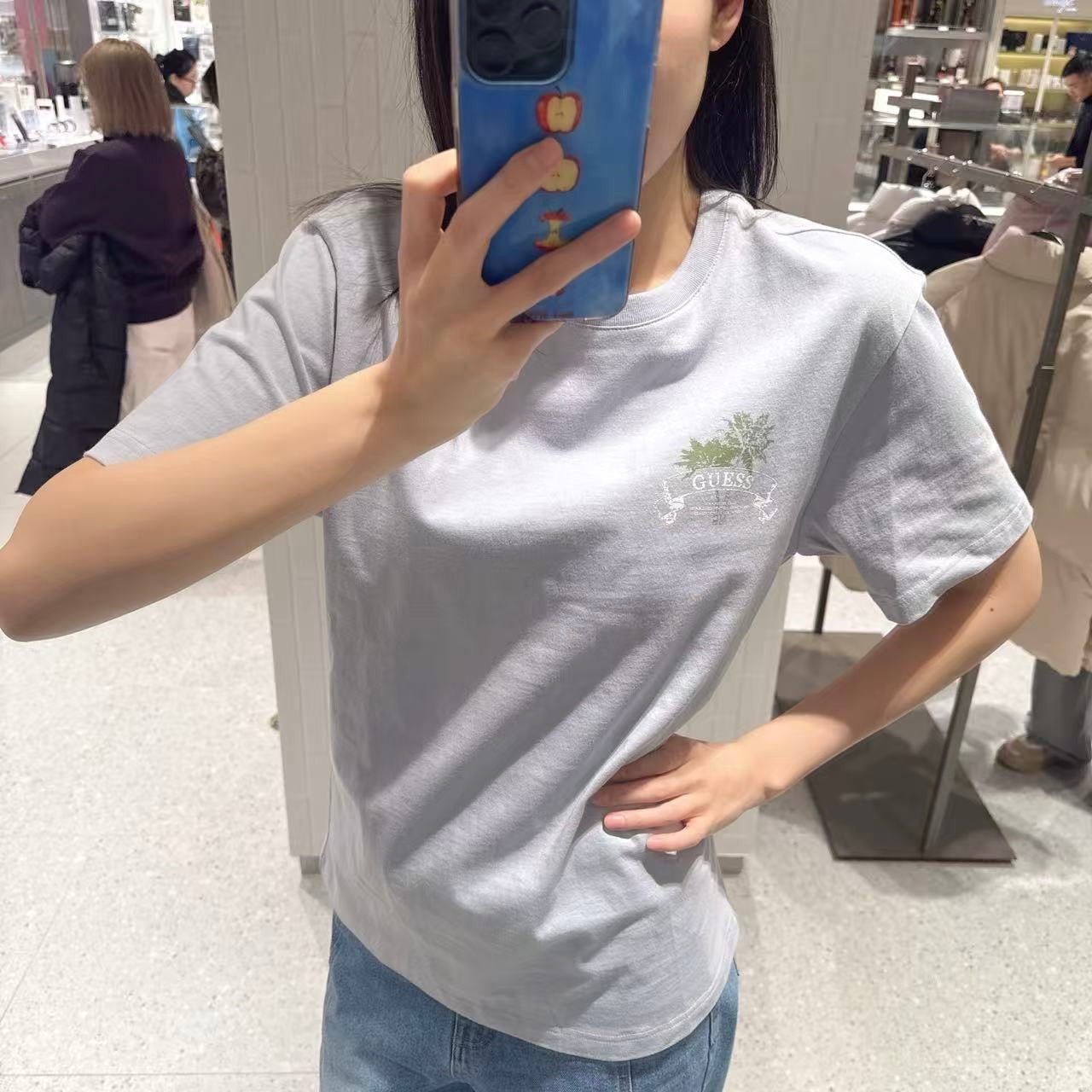 韓國 Guess Uni Tshirt【GU018】