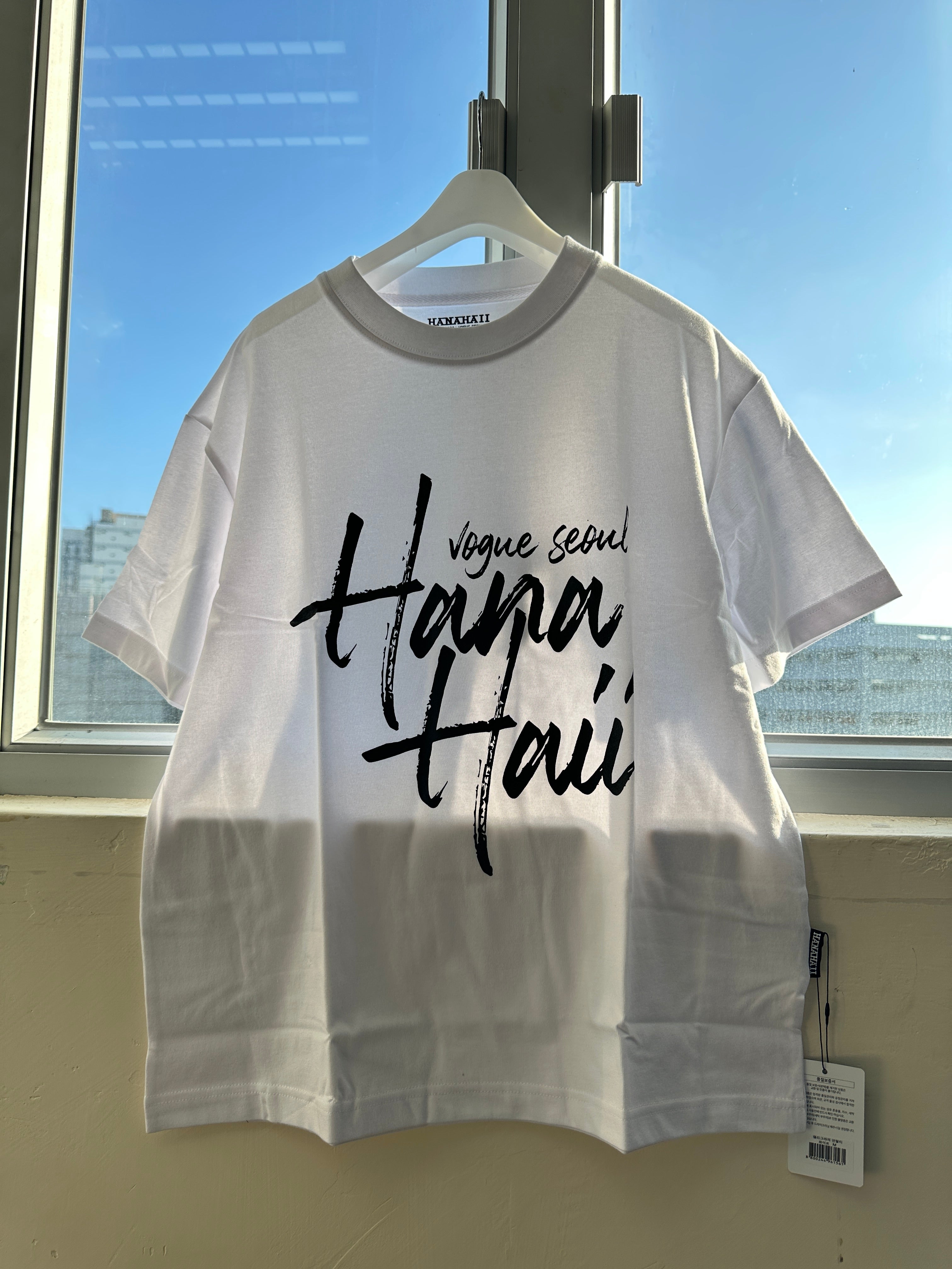 【現貨】韓國 Hanahaii 書法 T-Shirt【ST102】