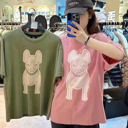 韓國 LifeWork Silk Radok Print Short Sleeve T-Shirt【LW041】