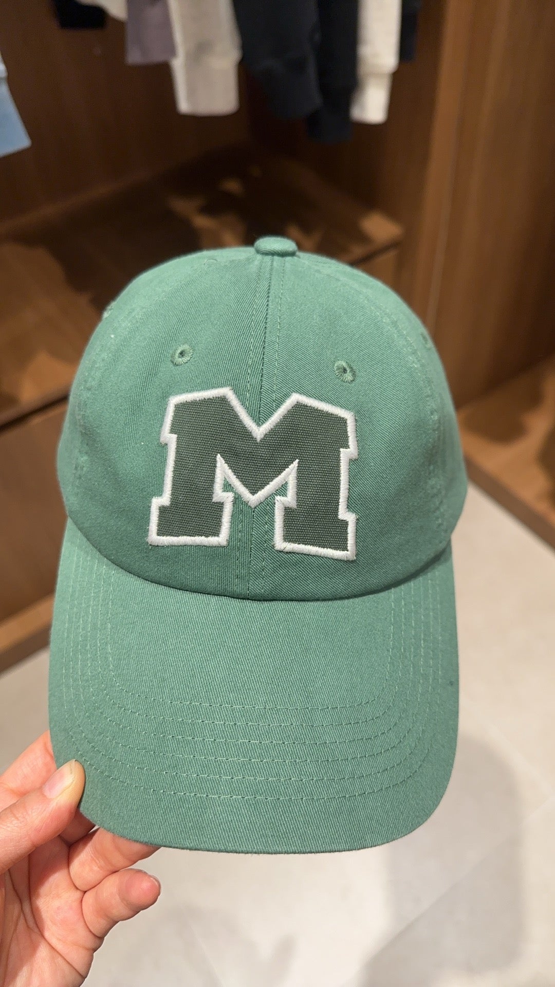 韓國 Marithe Francois Girbaud M LOGO APPLIQUE CAP【MF425】