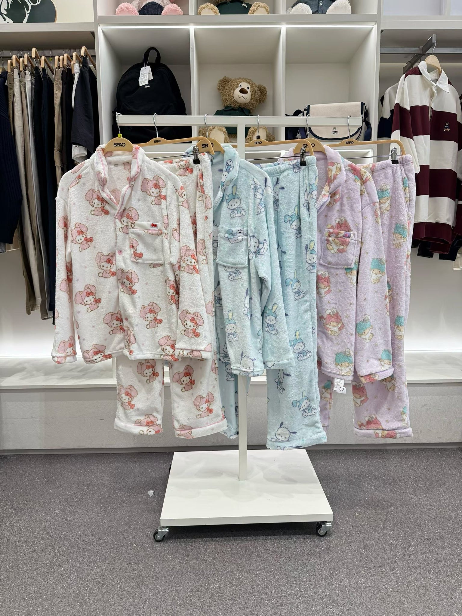 韓國 SPAO Sanrio Characters Nogon Nogon Sleep Pajamas【SP274】