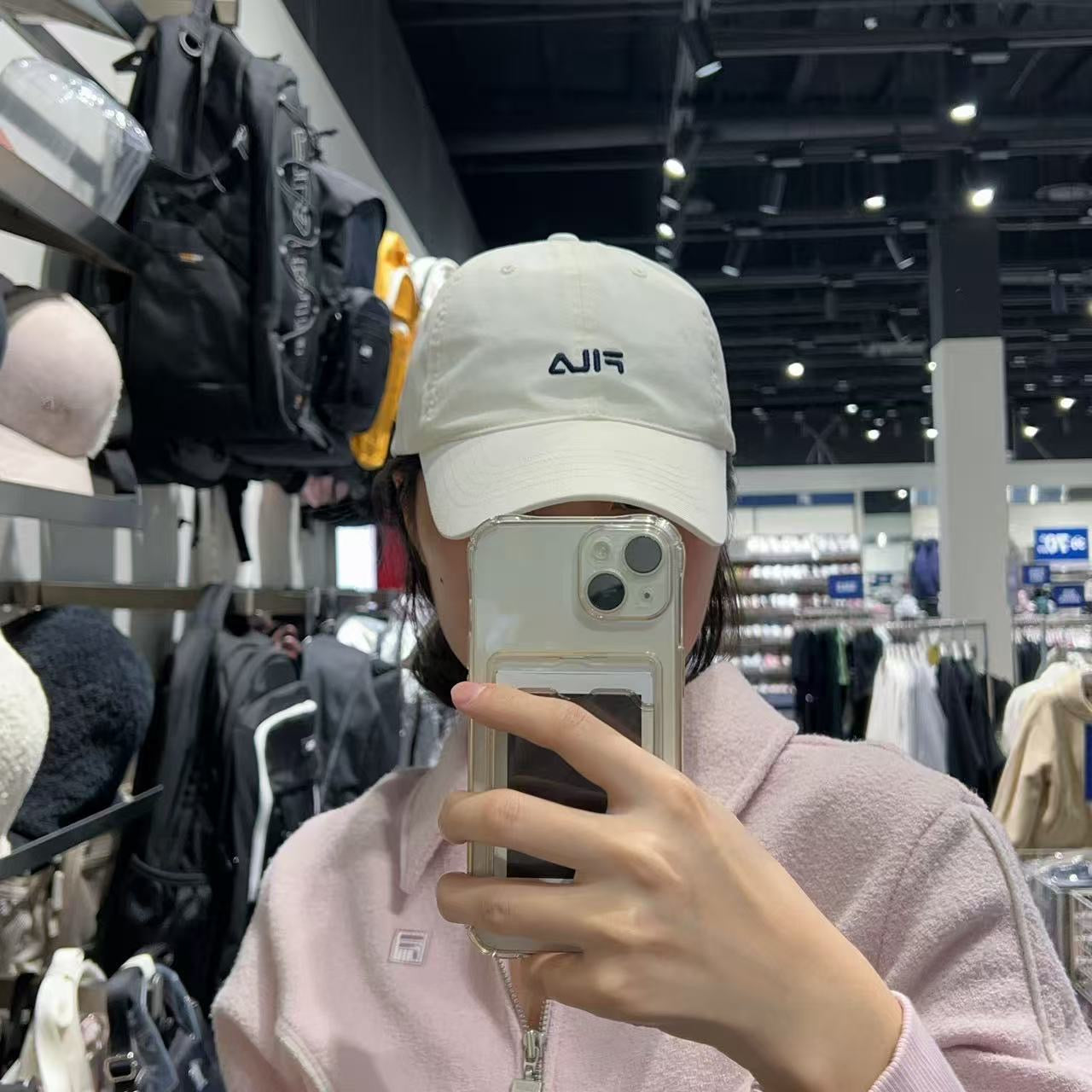 韓國 FILA Linear Logo Ball Cap【FA097】