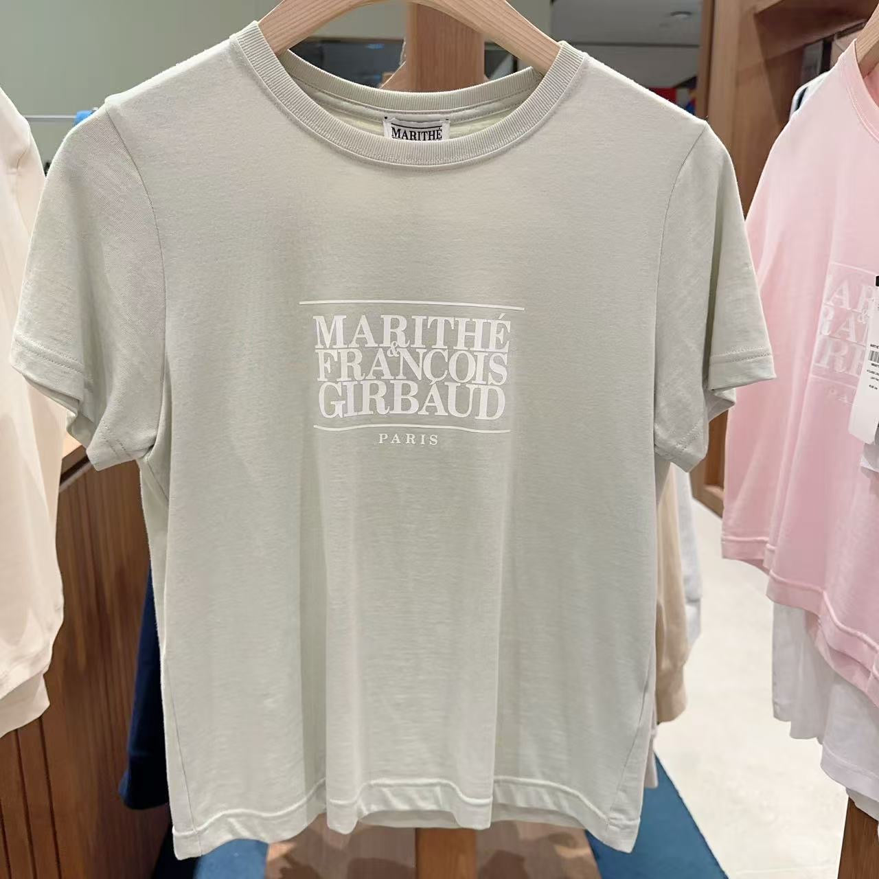 韓國 Marithe Francois Girbaud W CLASSIC LOGO TEE【MF166】