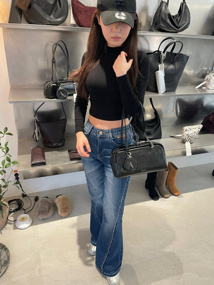 韓國 Bucks Leather 全新法式吐司包 L【SM745】