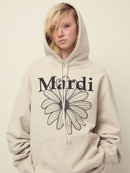 韓國 Mardi Mercredi Oversized Hoody Flowermardi【MM165】