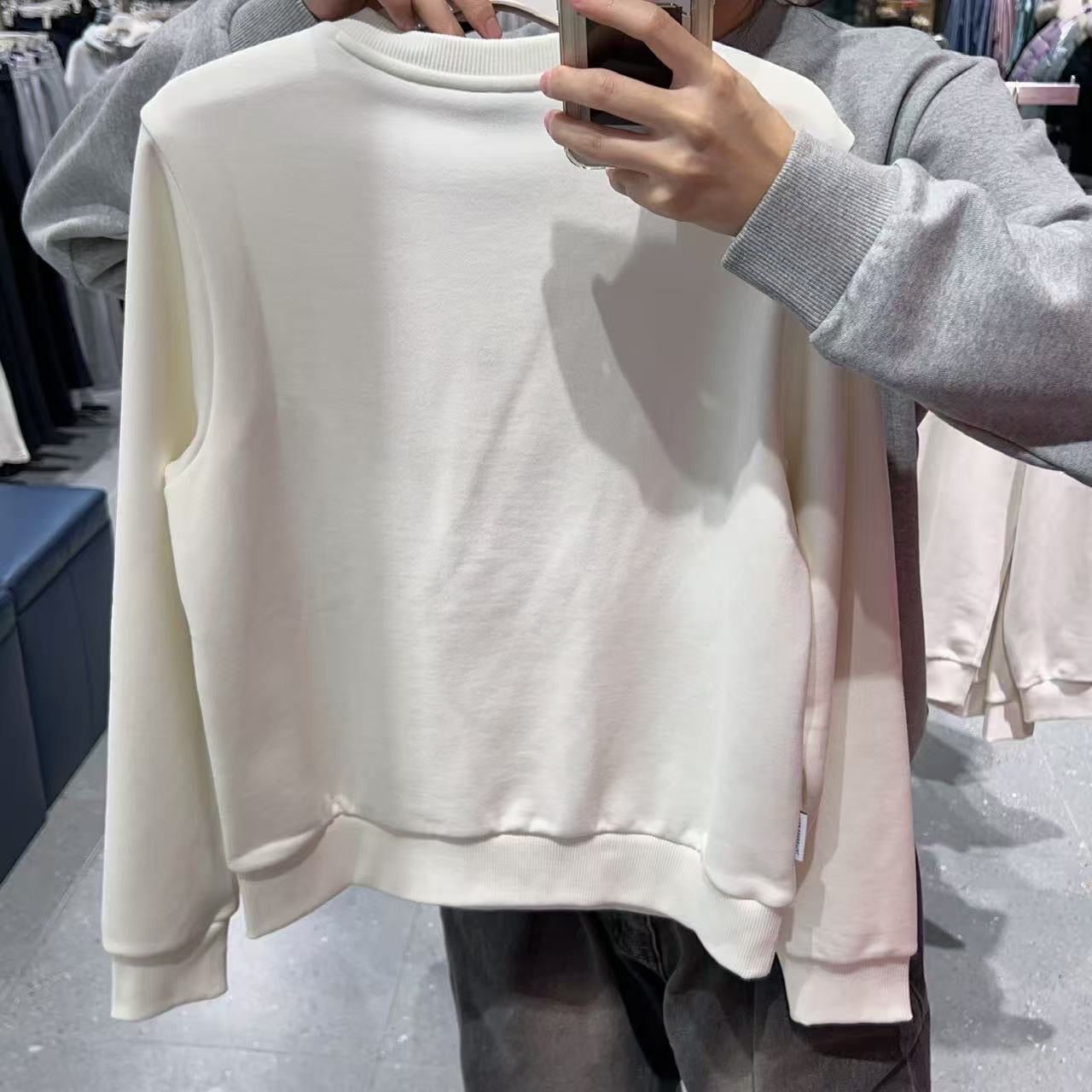 韓國 FILA Fleece Basic Small Logo Long Sleeve【FA058】