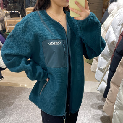 韓國 Discovery Jacquard Fleece Jacket【DY019】 - STT Mall HK 靚太網購