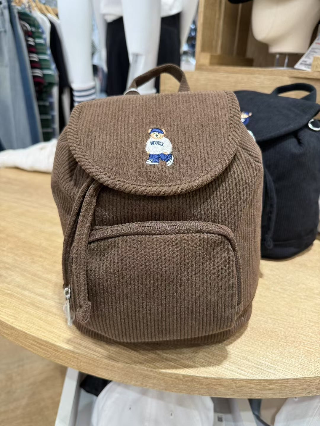 韓國 SPAO Corduroy Mini Backpack【SP252】