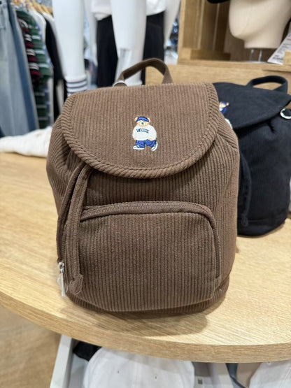韓國 SPAO Corduroy Mini Backpack【SP252】
