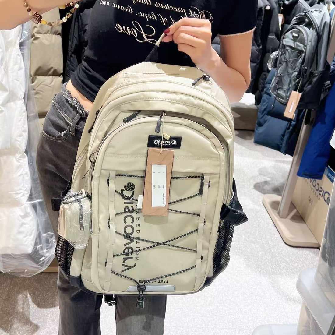 韓國 Discovery Like Air Twine Backpack【DY115】