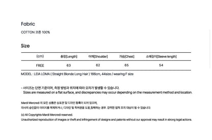 韓國 Mardi Mercredi Sweatshirt Lilies 04【MM213】