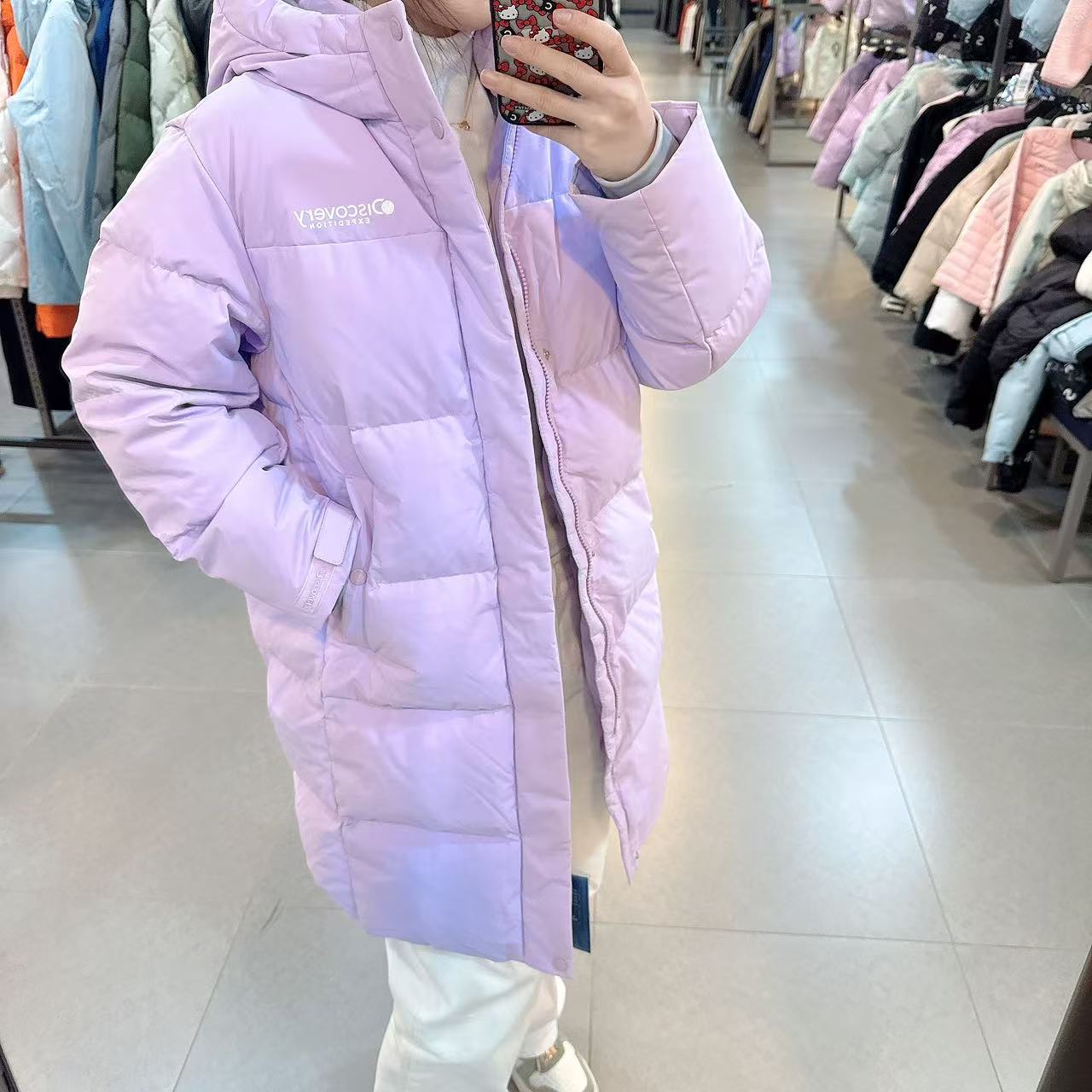 韓國 Discovery Leicester G RDS Goose Down Long Padding (鵝絨)【DY167】