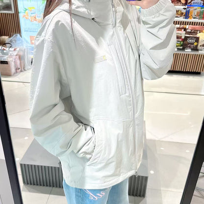 韓國 National Geographic Archelon Woven Stretch Hooded Zip-Up【NG018】