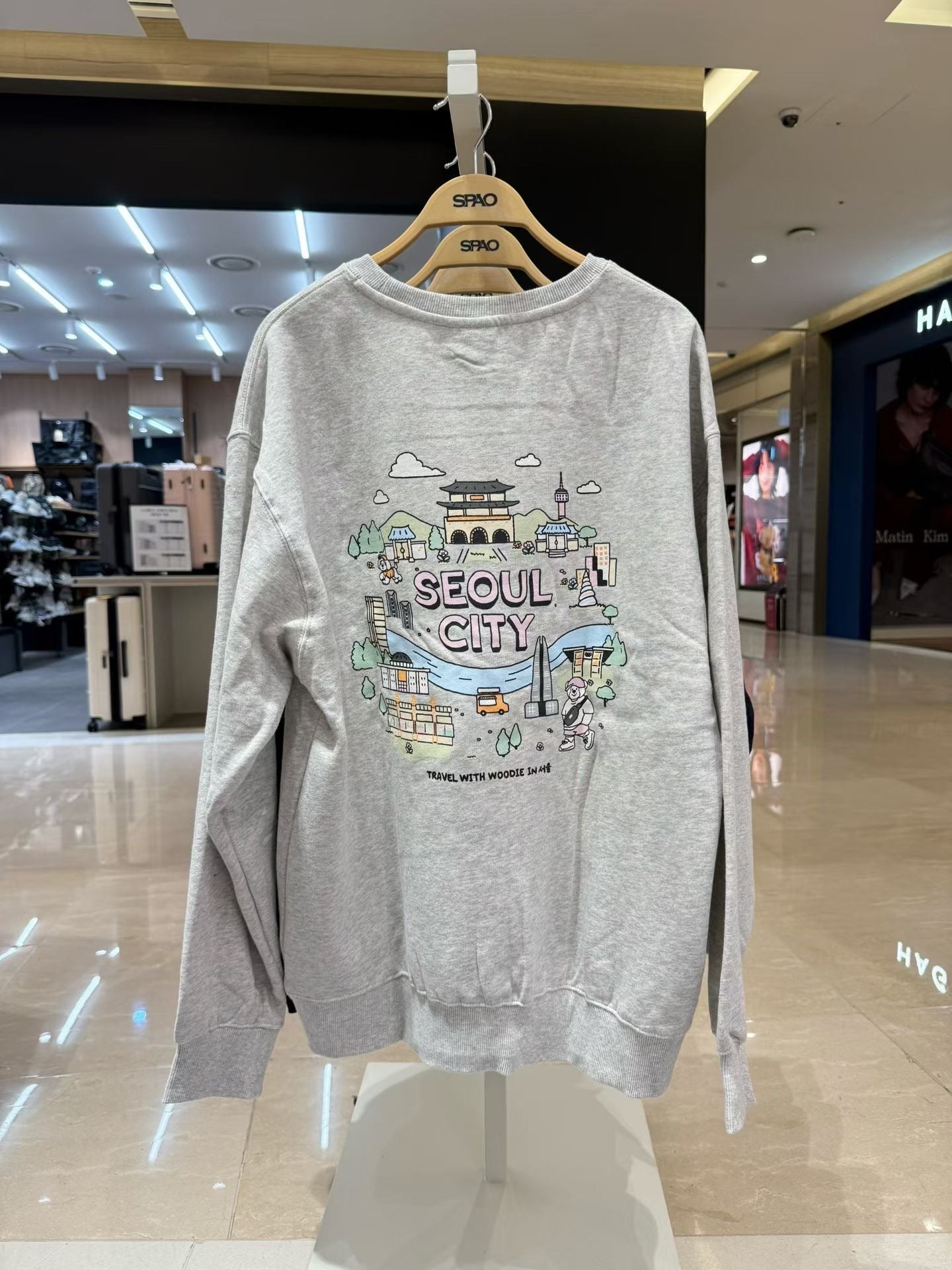 韓國 SPAO City Tour Sweatshirt【SP269】