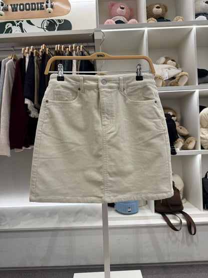 韓國 SPAO Corduroy Mini Skirt【SP283】