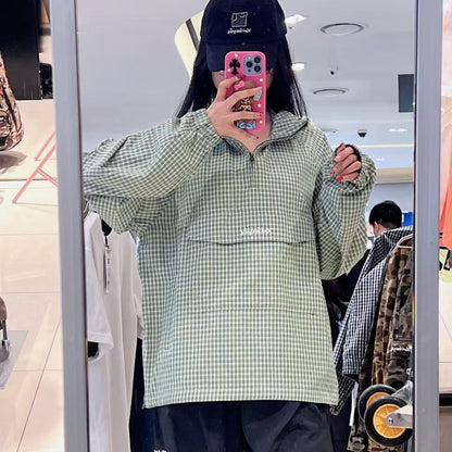 韓國 Mark Gonzales Check Anorak【MG263】