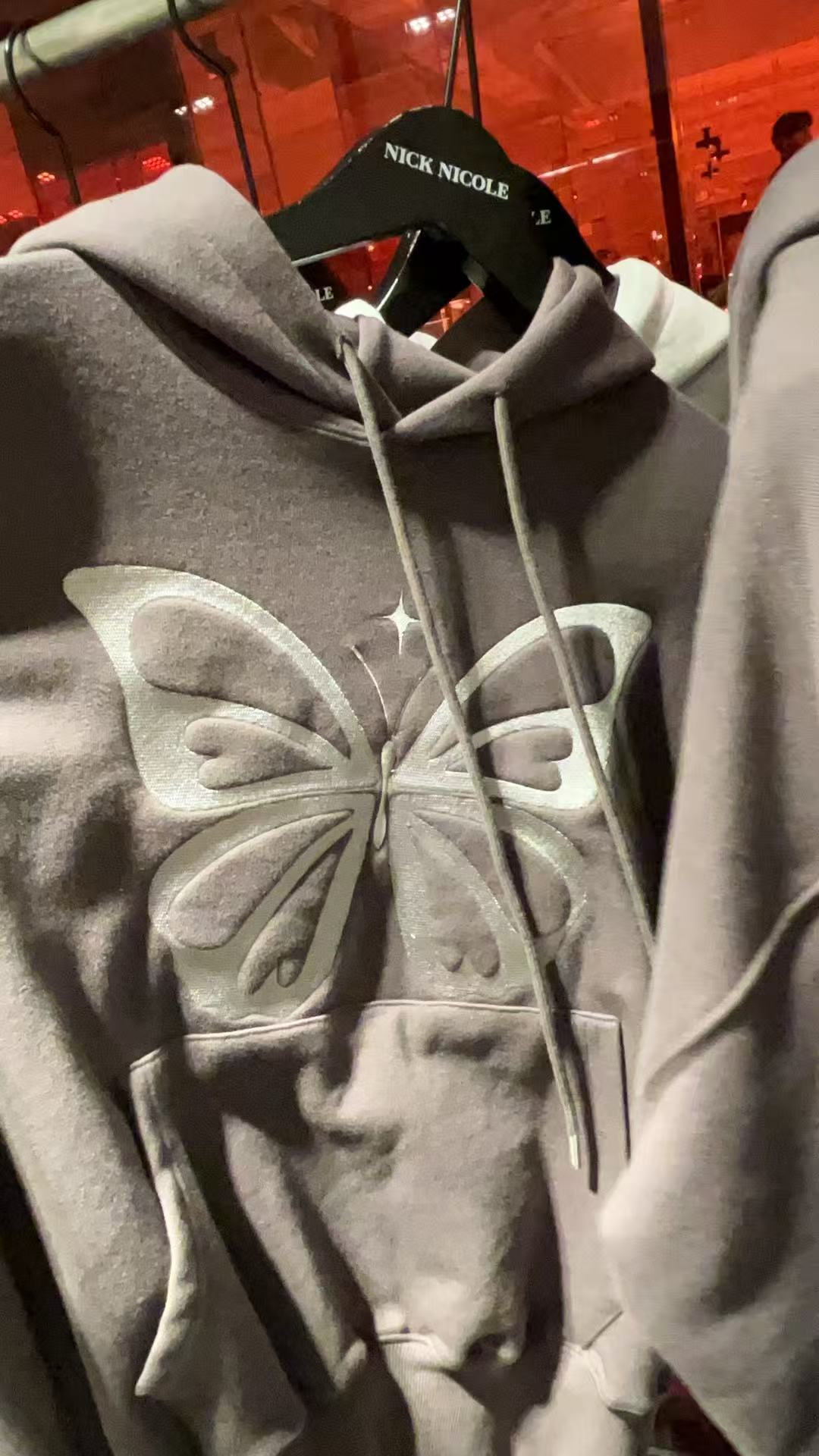 韓國 Nick Nicole Big Volume Butterfly Hoody【NK011】