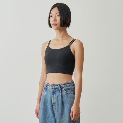 Comfort Lab Casual Strap Cotton Crop Top【LL044】