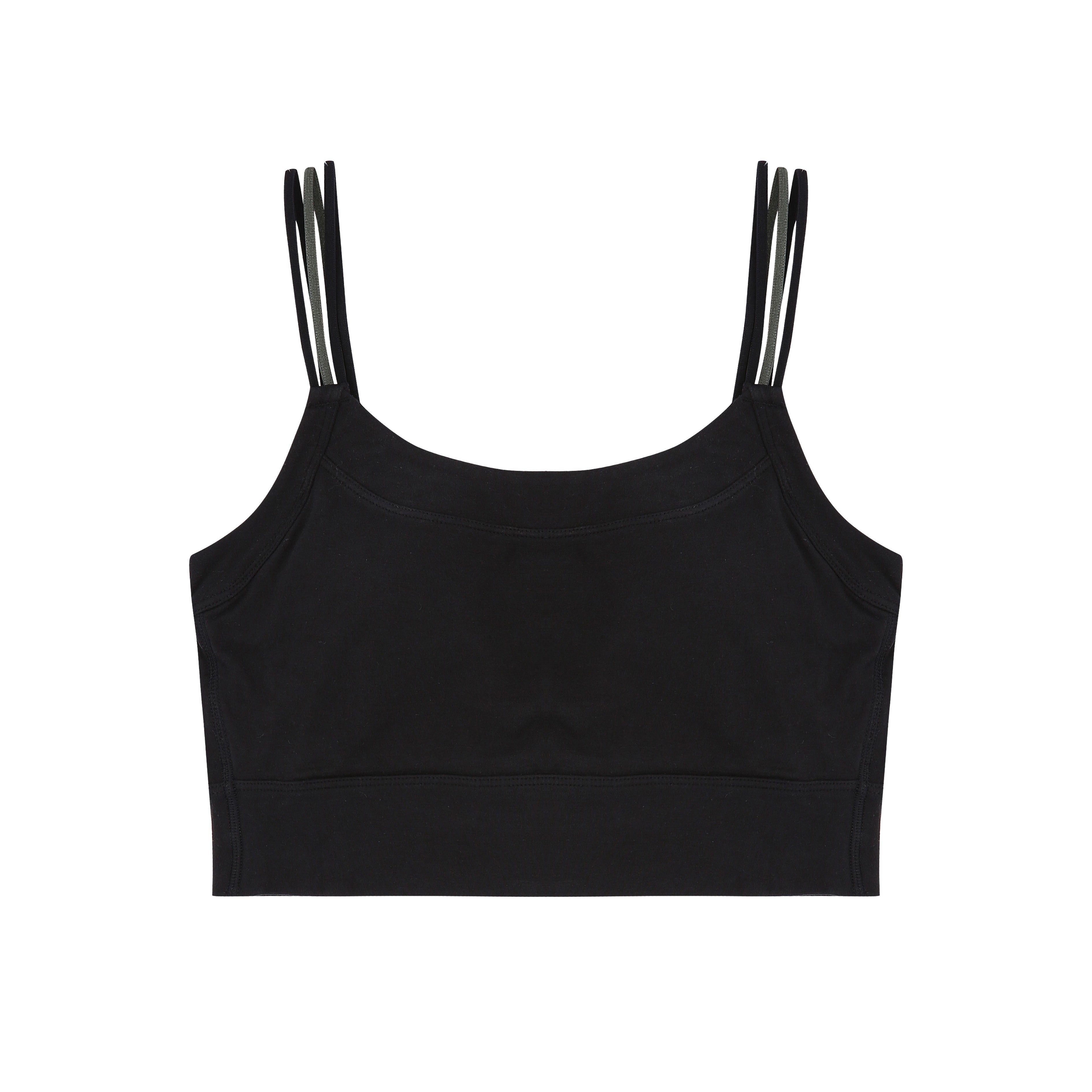 Comfort Lab Casual Strap Cotton Crop Top【LL044】