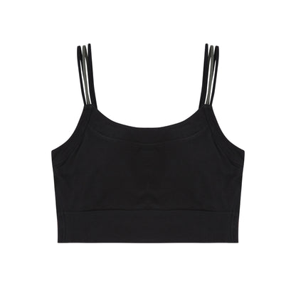 Comfort Lab Casual Strap Cotton Crop Top【LL044】