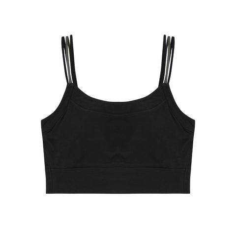 Comfort Lab Casual Strap Cotton Crop Top【LL044】