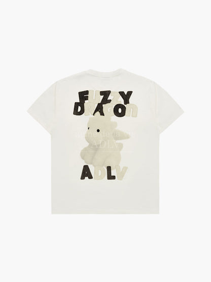 韓國 ADLV FUZZY FONT DRAGON SHORT SLEEVE T-SHIRT【AD005】