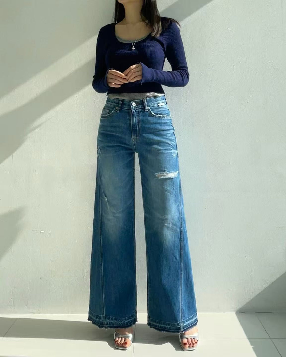 韓國 HowLuk 牛仔褲 (春季款)【H6037】