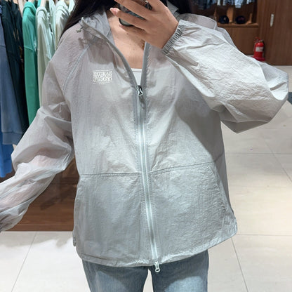 韓國 Marithe Francois Girbaud CLEAR HOODIE WIND BREAKER【MF355】