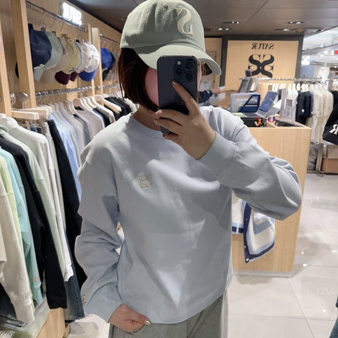 韓國 Satur Small Logo Long T-shirt【SR079】