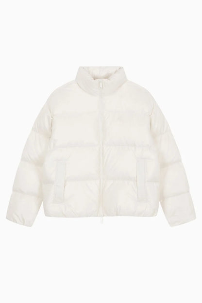 韓國 Calvin Klein Unisex Stand Collar Glossy Down Puffer Jacket【CK001】