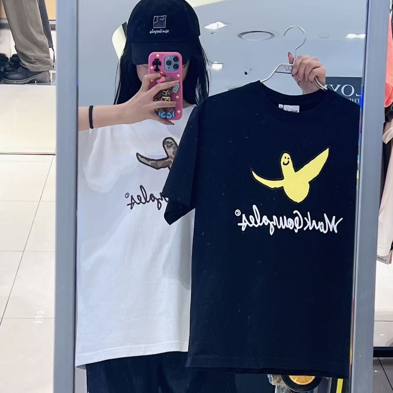 韓國 Mark Gonzales Angel Graphic Short Sleeve T-Shirt【MG228】