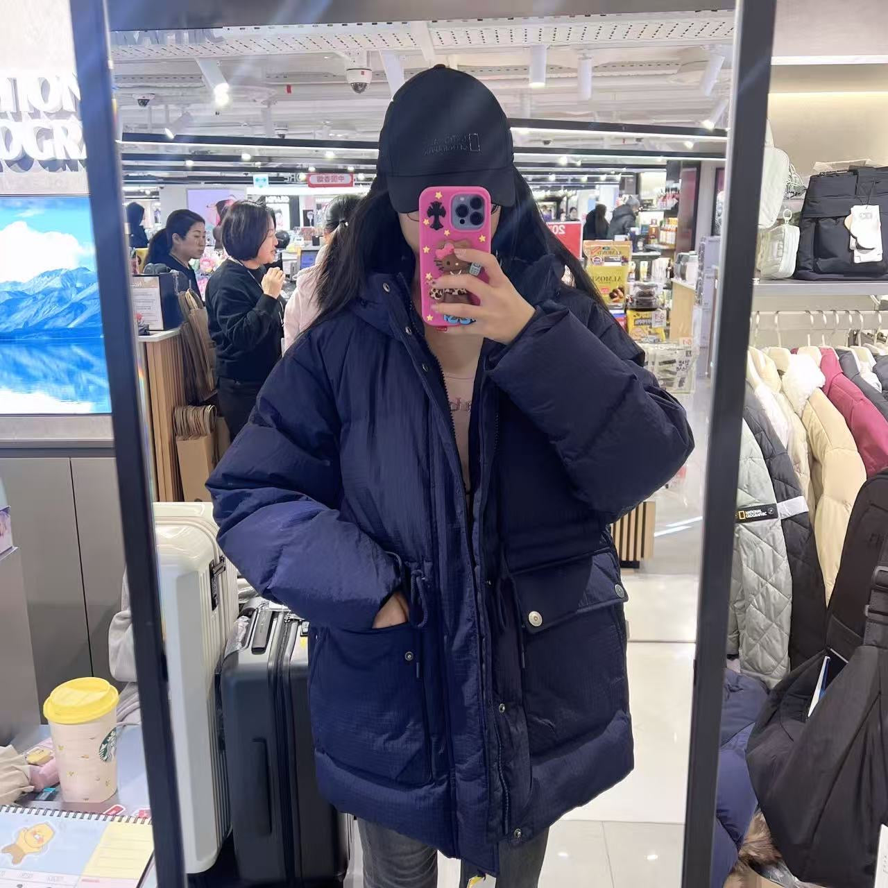 韓國 National Geographic Mid-length Hoodie Goose Down Jumper (鵝絨)【NG264】