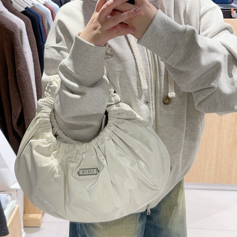 韓國 Satur Scrunchie Medium Shoulder Bag【SR033】