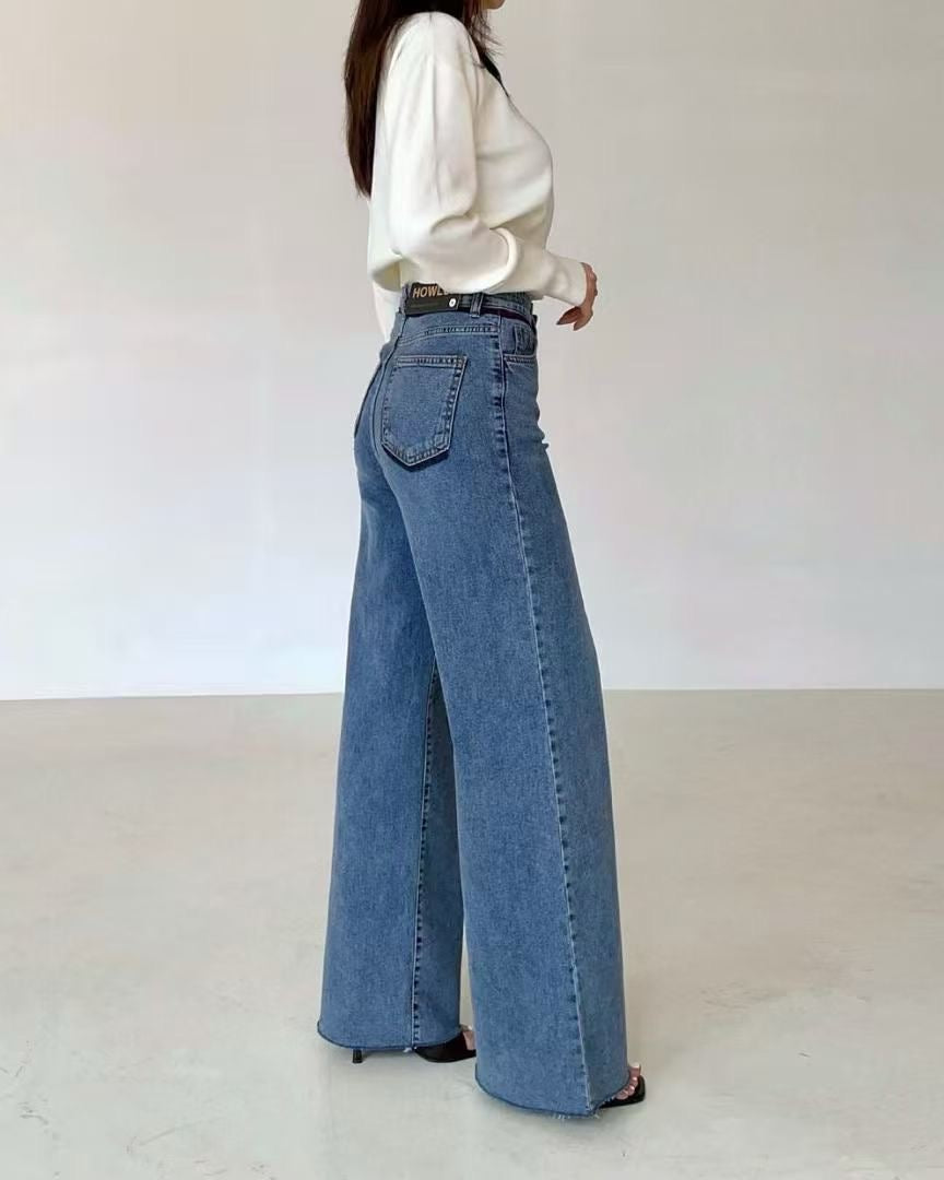 韓國 HowLuk 牛仔褲 刷薄毛 (冬季款)【H2506_2】