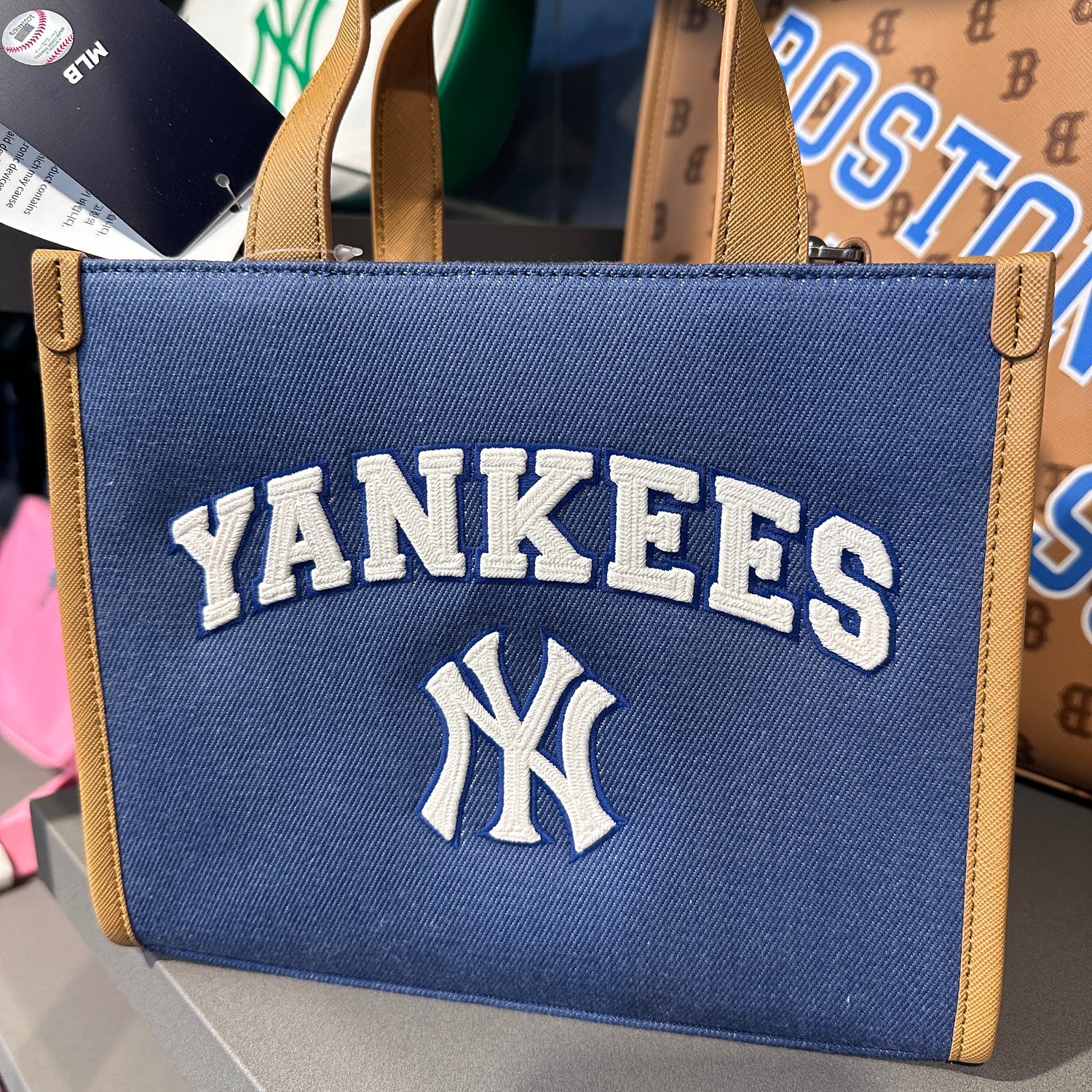 韓國 MLB Canvas Tote Bag【MB184】