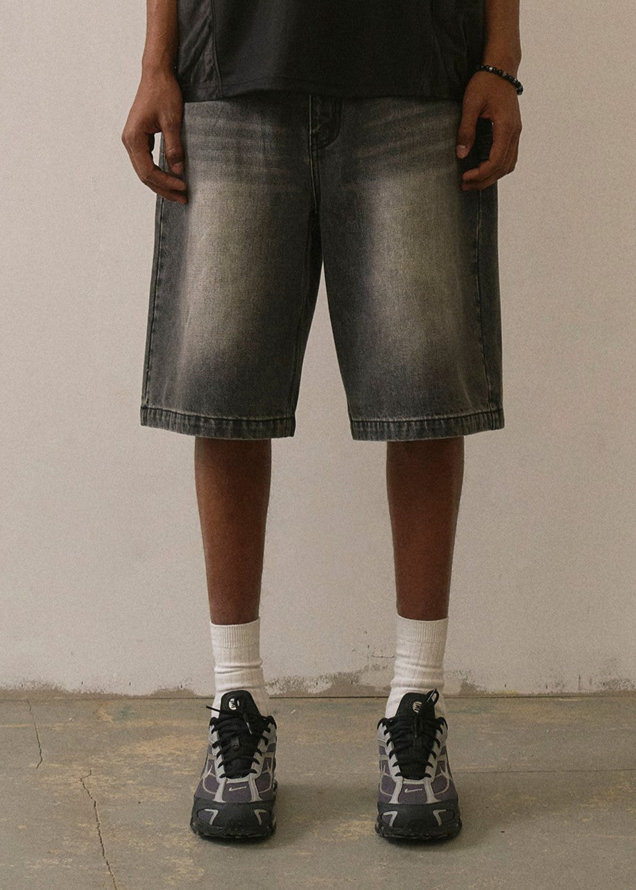韓國 Beentrill Standard Denim Bermuda Pants【BL078】