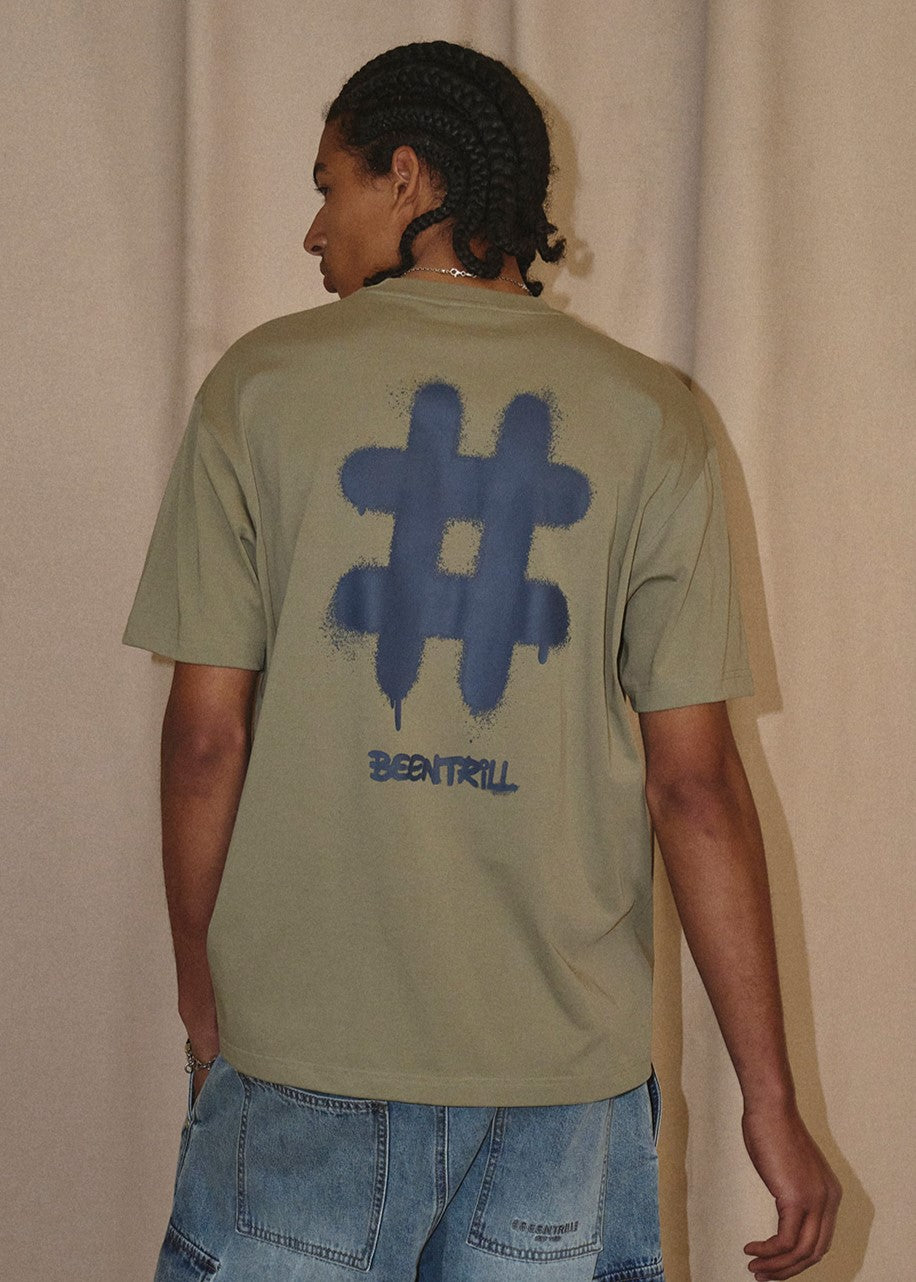 韓國 Beentrill Spray Logo T-Shirt【BL012】