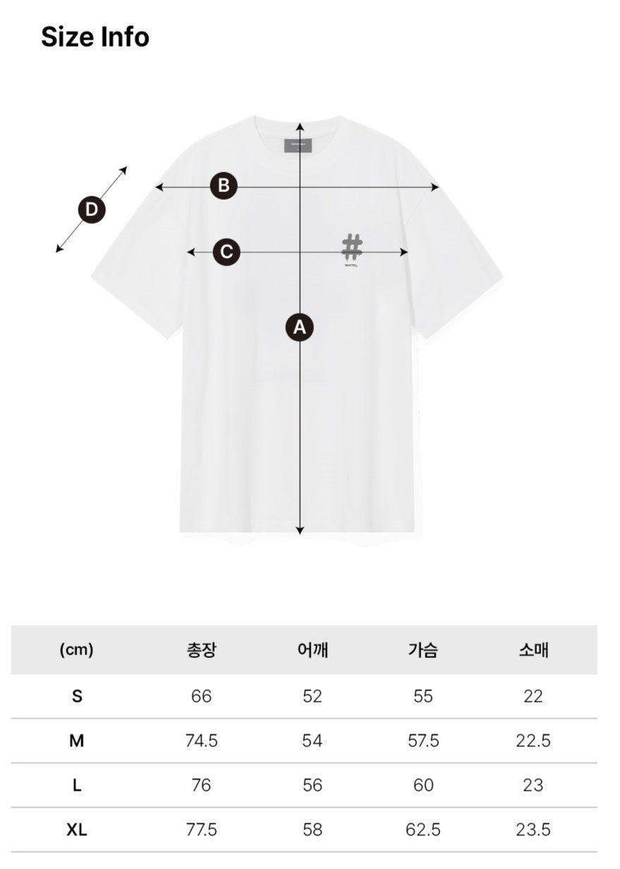 韓國 Beentrill Spray Logo T-Shirt【BL012】