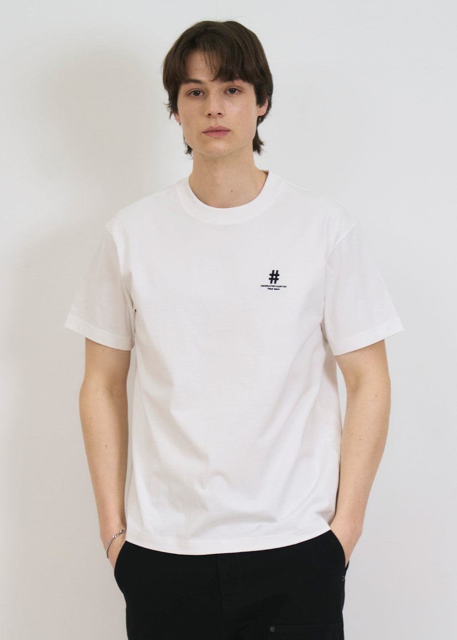 韓國 Beentrill Shake Hashtag Comfort Fit T-Shirt【BL017】