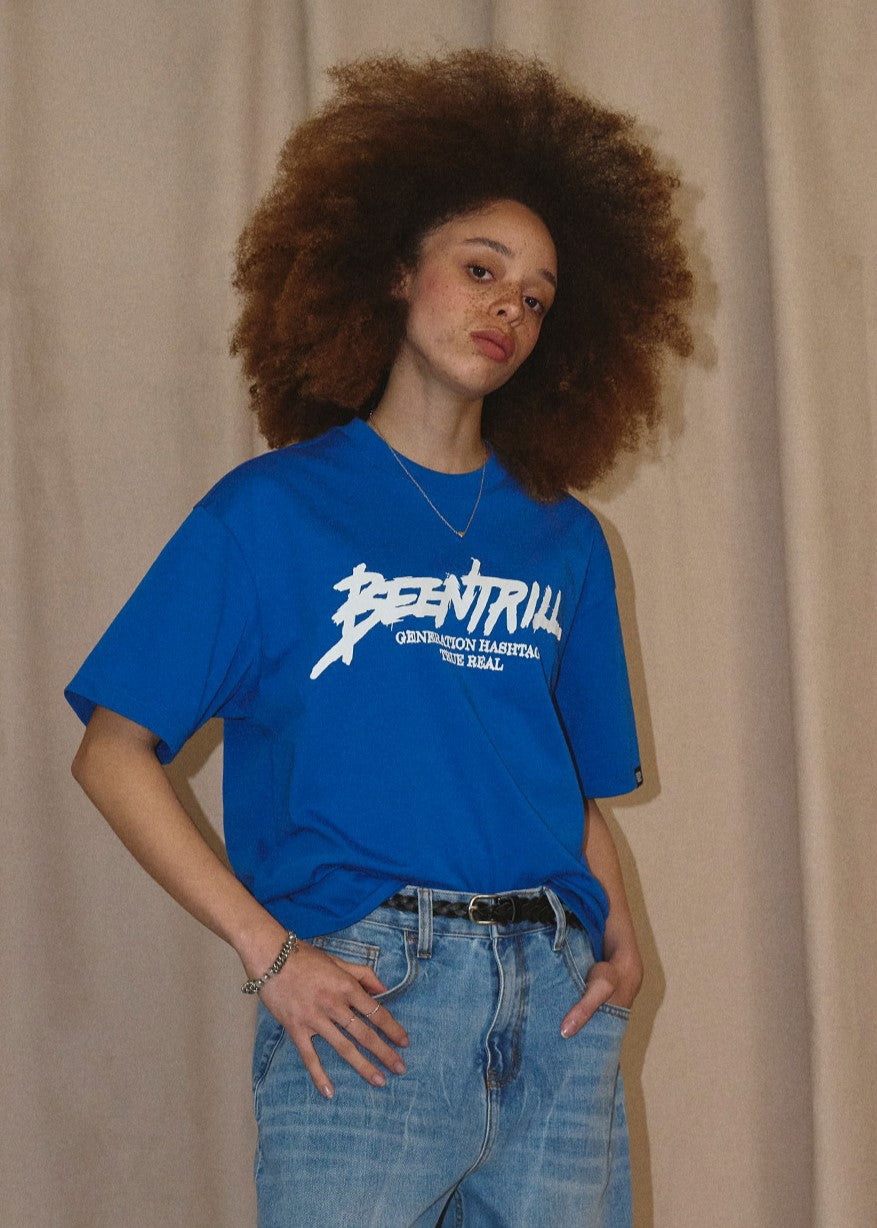 韓國 Beentrill True Real Script T-Shirt【BL018】
