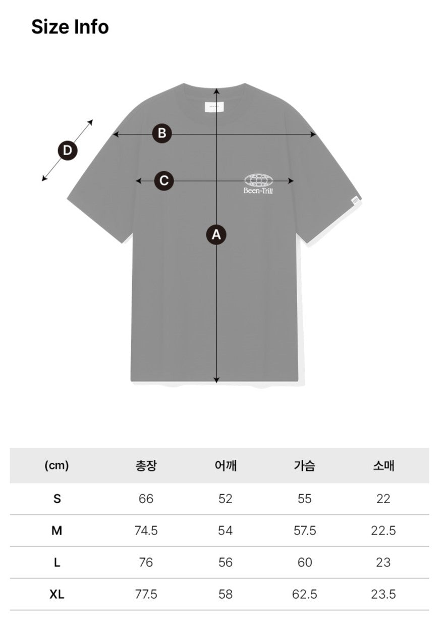 韓國 Beentrill World Wide T-Shirt【BL019】
