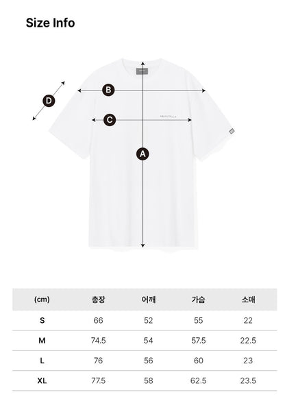 韓國 Beentrill Daisy Hashtag T-Shirt【BL021】