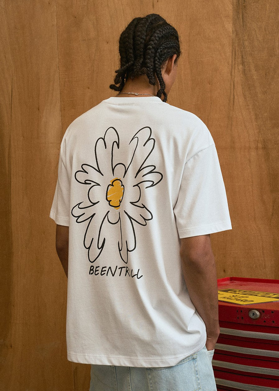 韓國 Beentrill Daisy Hashtag T-Shirt【BL021】