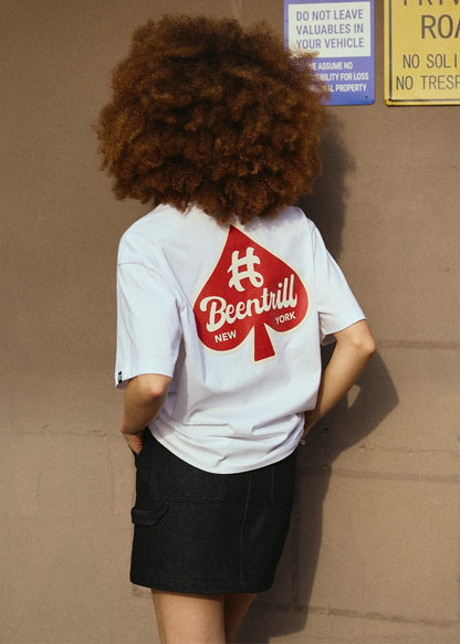 韓國 Beentrill Spade Hashtag T-Shirt【BL029】